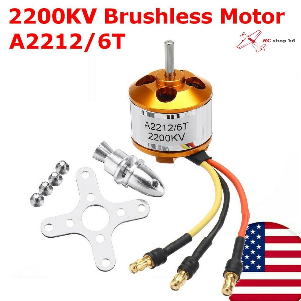 Moteur Brushless A2212 2200KV + ESC 40A 4S - Pour Drone FPV, Avion RC, Hélico - Connexions DEANS Et XT60