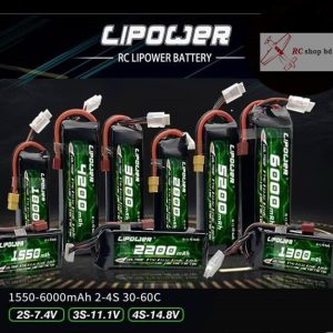 LIPOWER 11.1V 3S lipo 1550mah 2200mah 3200mah 4200mah 5200mah Battery