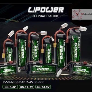 LIPOWER 11.1V 3S lipo 1550mah 2200mah 3200mah 4200mah 5200mah Battery