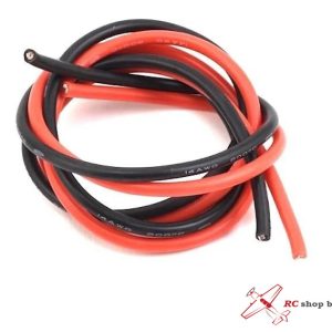14 AWG Heat Resistant Silicone Wire (1ft Red+ 1ft Black)