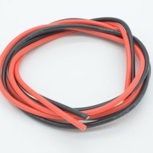 18 AWG Heat Resistant Silicone Wire (1ft Red+ 1ft Black)