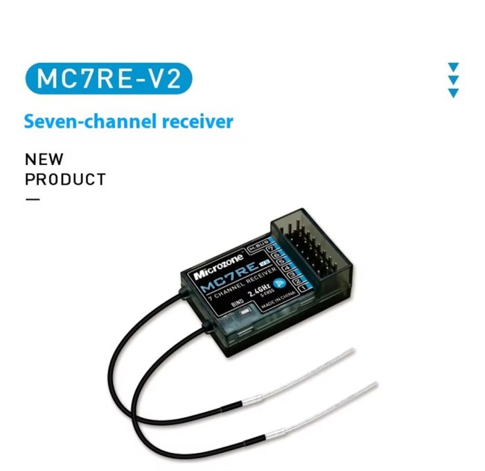 Microzone MC7RE V2 2.4GHz 7CH Dual Antenna Receiver