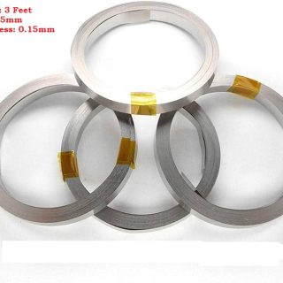 Pure Nickel Strip Sheet For Spot Welding DIY (0.15x5mm) (3 feet)