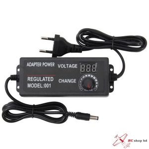 AC to DC 3V-24V 5A Universal Adjustable Power Supply with Display