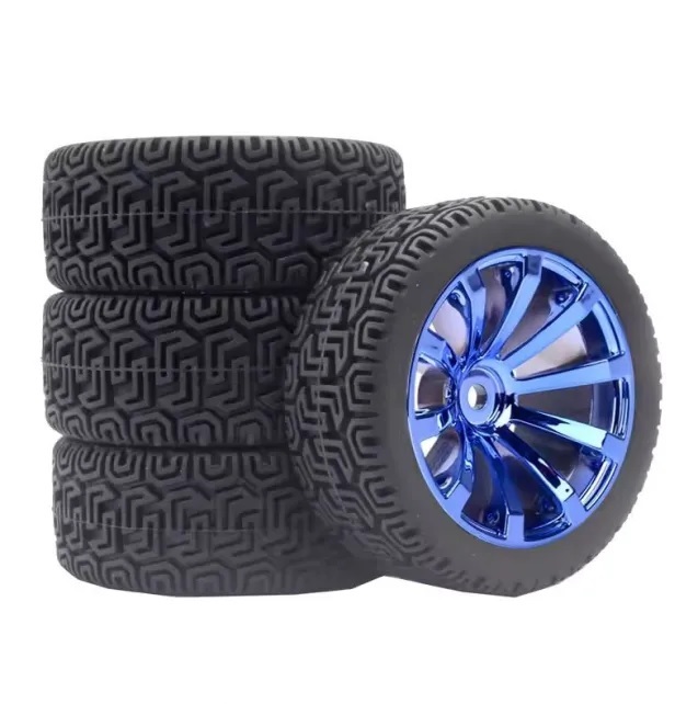 65 mm Rubber Wheel 4pcs - Image 2