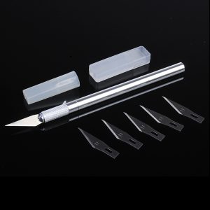 Metal Hobby Knife+5pcs Blade