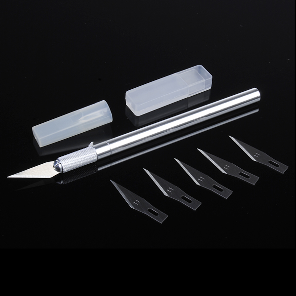 Metal Hobby Knife+5pcs Blade