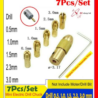 7pcs Set Mini Drill Chuck