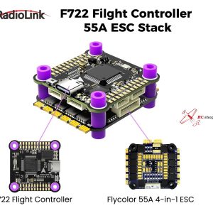 Radiolink F722 Flight Controller with 4in1 55A ESC Stack