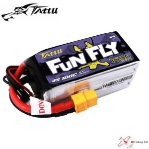 Tattu Funfly Series 1550mAh 14.8V 100C 4S Lipo Battery Pack