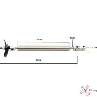 RC Boat Drive Shaft with Propeller and Carden Joint