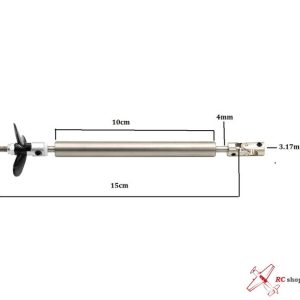 RC Boat Drive Shaft with Propeller and Carden Joint