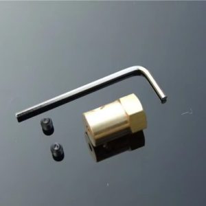 Copper Hex Shaft Coupling for Wheels