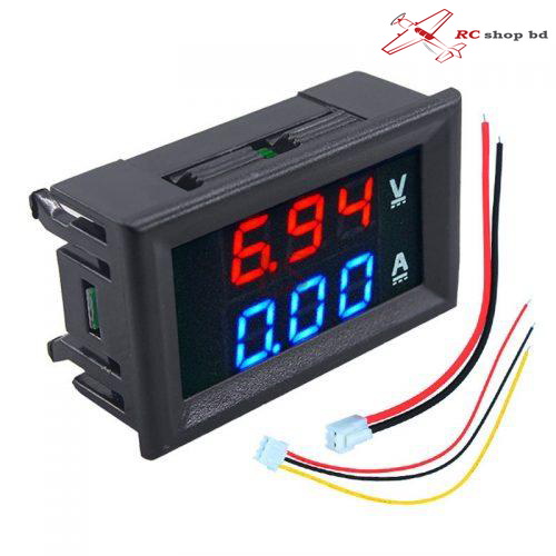 Mini Digital Voltmeter Ammeter DC 100V 10A