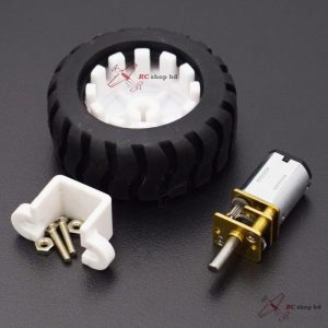 N20 Gear Motor & Mount Bracket & 43mm Wheel