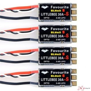 4pcs Original FVT LITTLEBEE BLlheli-s 30A ESC