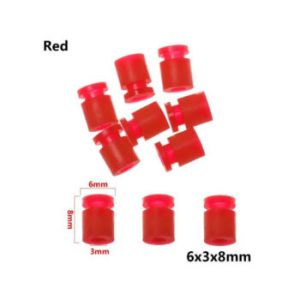 10pcs M3x8mm Rubber Shock Absorber Balls for Flight Controller and ESC