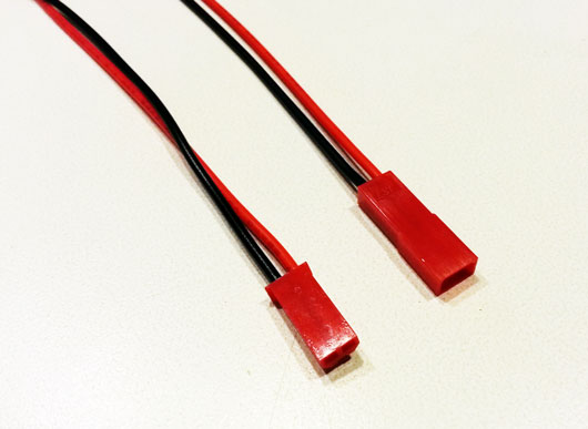 JST Male + Female Connector Plug With Cable