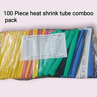 100 pcs Multi Color Multi Type Heat Shrink Tube Pack