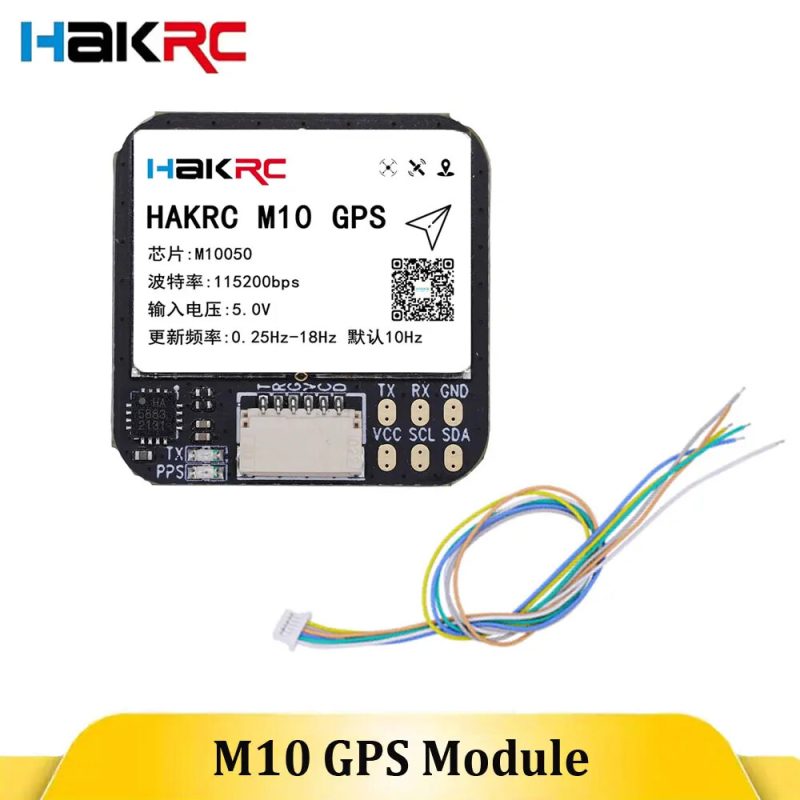 HAKRC M10 GPS Module with QMC5883 Compass for FPV - Image 2