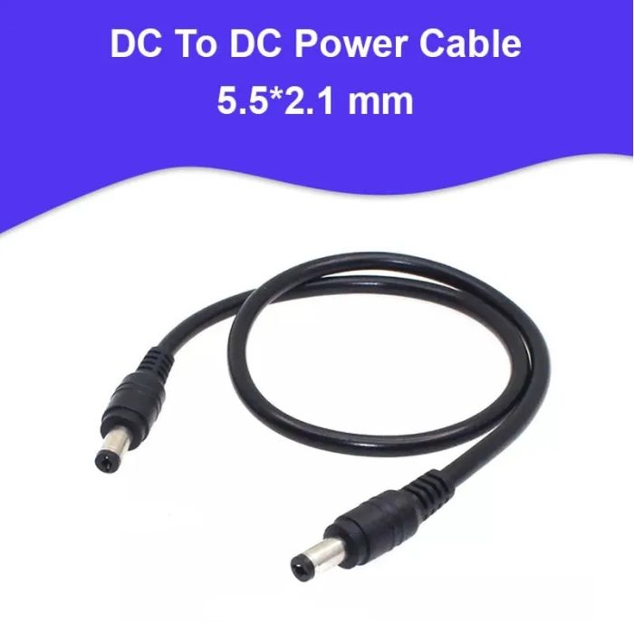 Male to Male DC Cable For ONU, ROUTER, UPS