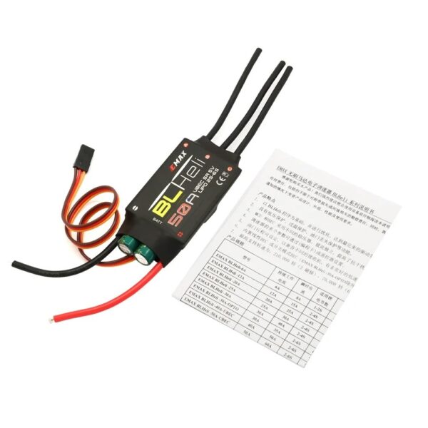 EMAX BLHeli 50A ESC with 5V3A BEC - Image 2