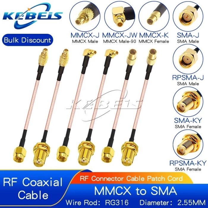 MMCX to SMA Antenna Extension Cable - Image 2