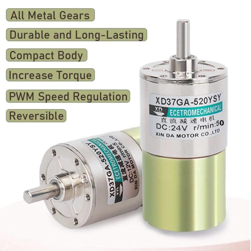 37GB Gear Motor DC 12V 50RPM